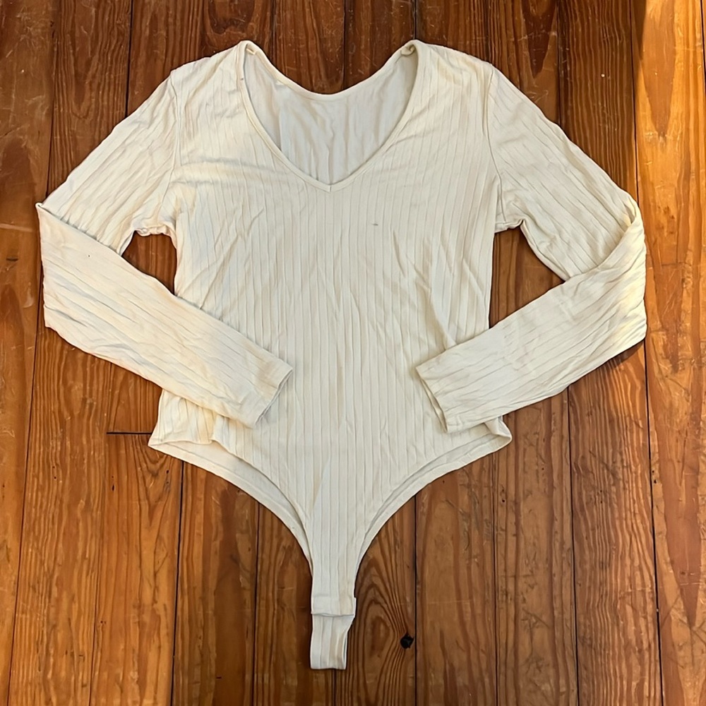 Cream color body suit